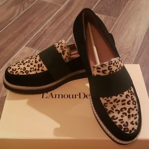 Brand New Leopard Loafer LAmourDesPieds